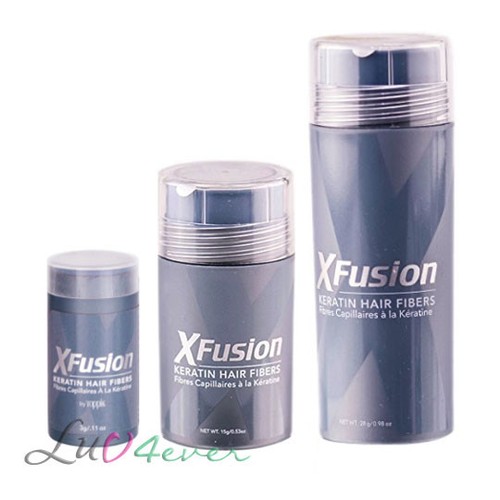 Xfusion Keratin Hair Fibers - Black / Dark Brown / Medium Brown / Light Brown - Picture 3 of 5