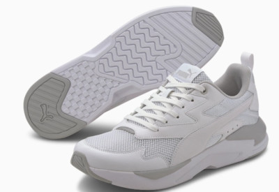 Gr. 46 Puma X-Ray Lite Pro 38018005 Neu Sneaker Sportschuhe  Weiß Grau