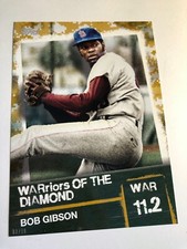 2020 Topps WARriors of the Diamond Jumbo 5x7 Bob Gibson Cardinals WOD22 /10