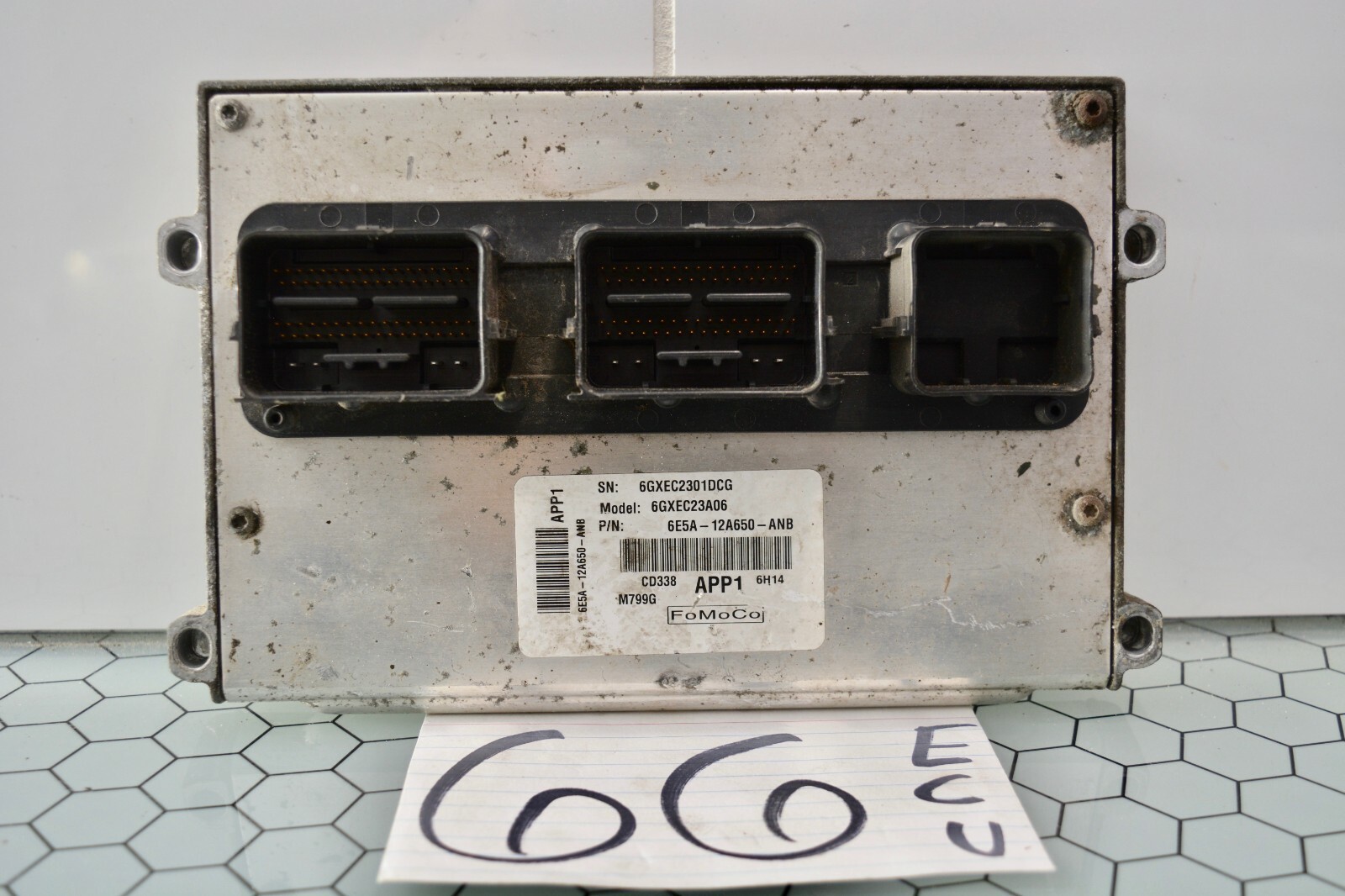 2007 Ford Fusion #66 Engine Computer ECM ECU 6E5A-12A650-ANB