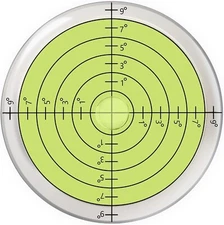 Golf Green Reader Pro Putt Golf Ball Marker round Bubble Level High Precision  