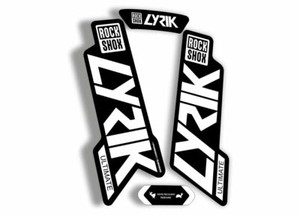 Rock Shox PIKE 2020 ULTIMATE Mountain Bike Cycling Decal Sticker Pale Gold