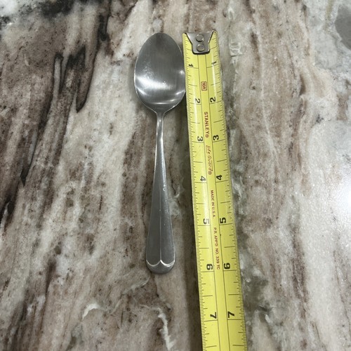 Lifetime Center Ridge Dessert/Coffee Spoon Lot Of 11 6” Stainless Steel Flatware - Picture 3 of 5