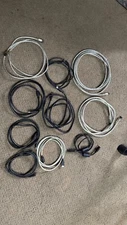 LOT OF 10 Firewire cables 400, 800 800 to 800, 400 to 400, 9 pin to 4 pin