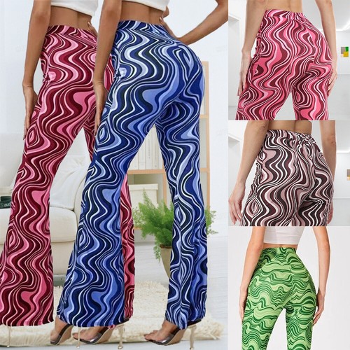 High Waist Wide Leg Long Palazzo Bell Bottom Yoga Pants