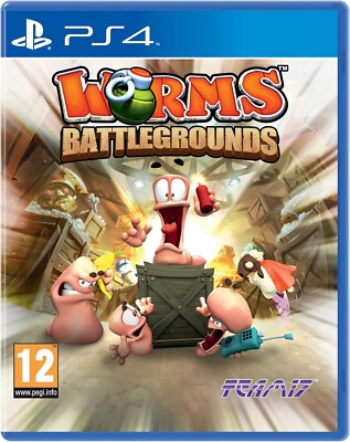 WORMS SCHLACHTFELDER PS4 NEU UK PAL Sony Playstation 4 Team 17 Schlachtfeld Kinder