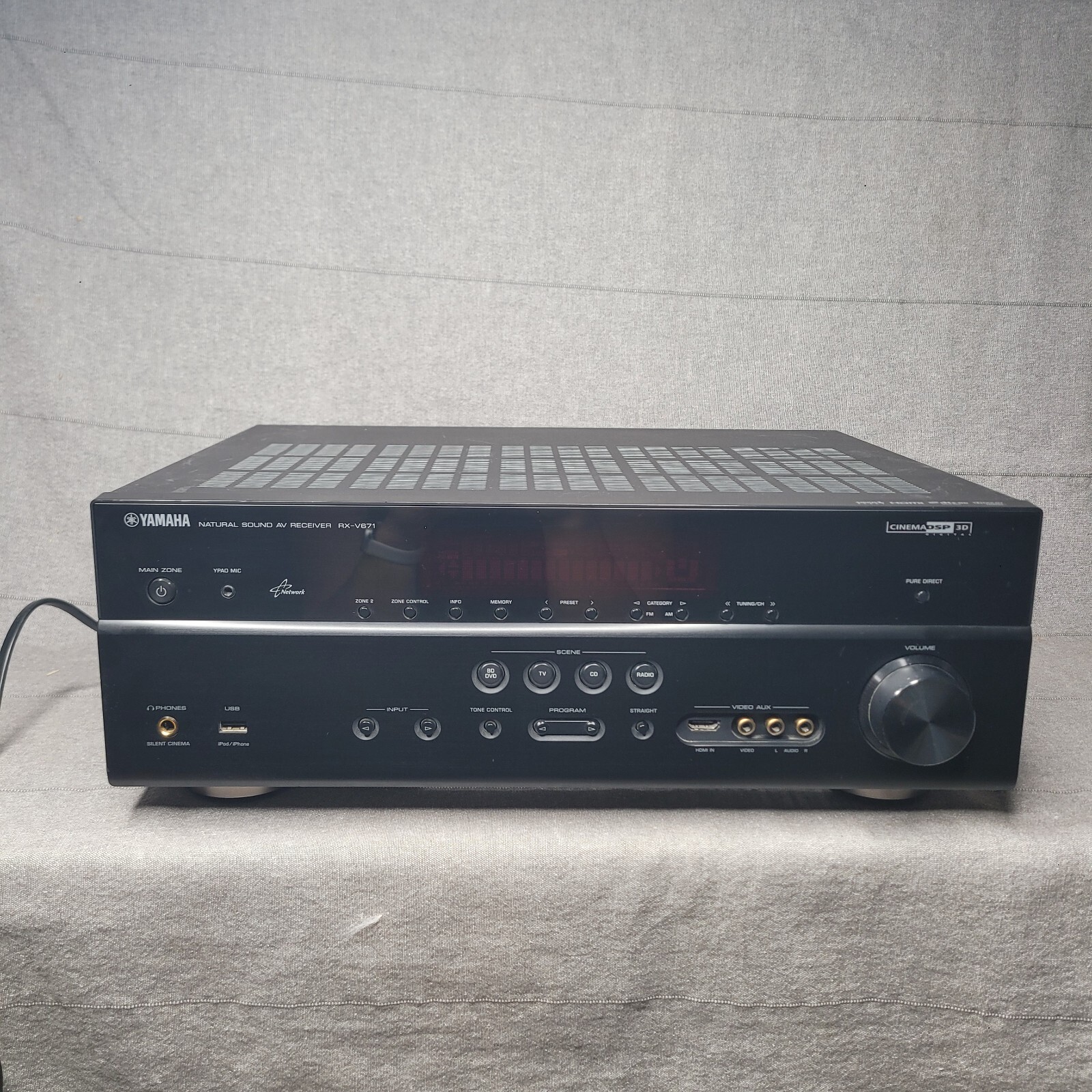 Yamaha RX RX-V671 7.1 Channel Receiver No Remote Works Tested | eBay
