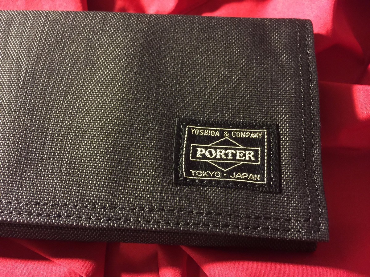 NWT! YOSHIDA & CO PORTER JAPAN BLACK SUPREME CREDIT CARD SECRETARY 