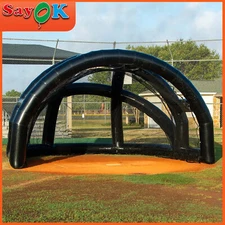 6m Inflatable turtle Backstop Baseball batting Cage air tight mesh tent baseball