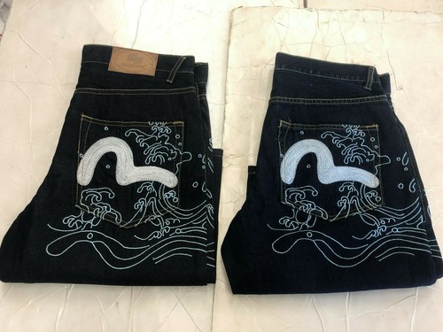 New HEIFETGENS EVISU Men's Embroidered 