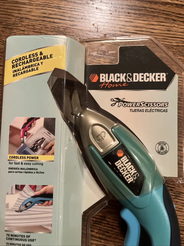Black & Decker Home-New Power Scissors Green Cordless Rechargeable SZ360B-CA - Image 2 of 4