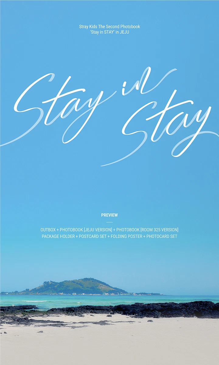 STRAY KIDS [Stay in STRAY IN JEJU] PHOTO BOOK/2 Photo Book+25 Card