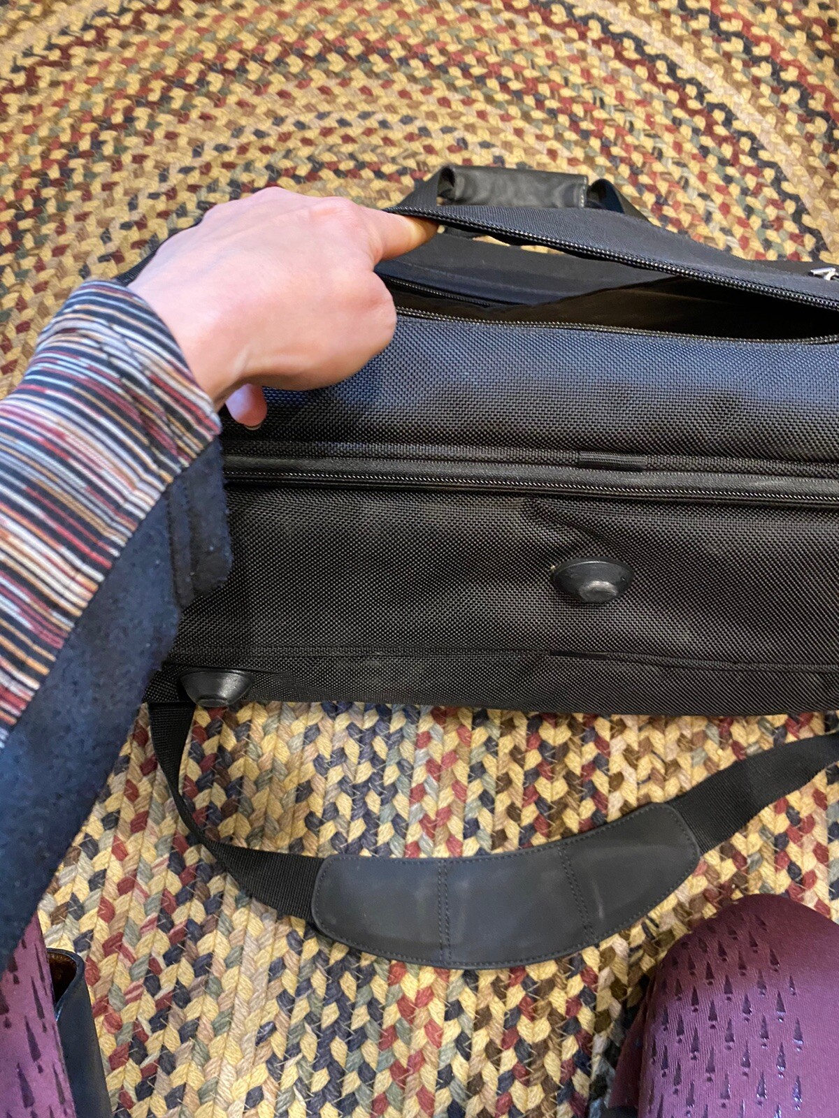 tumi leather crossbody bag Briefcase/overnight Bag Gem