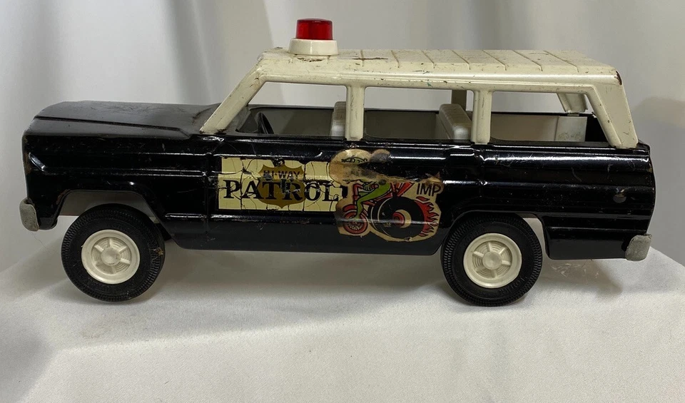 Vintage Tonka Toy, Police Chief SUV, 1960s, Jeep, Die-Cast Metal - Image 3 of 4