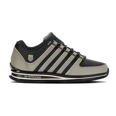 K-Swiss RINZLER Herren Leder Sneaker Echtleder Sportschuhe ZX 750 (01235-079-M)