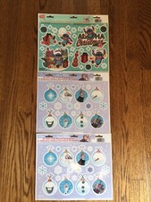 Disney Aloha & Frozen Christmas Window Clings Decorations