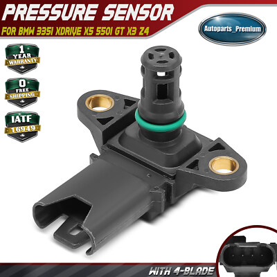 #ad Manifold Pressure MAP Sensor for BMW 335i xDrive X5 550i GT X3 Z4 Rolls Royce $15.99