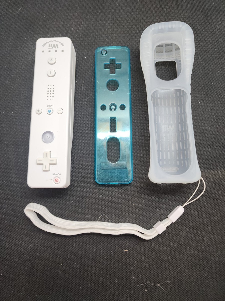 Official Nintendo Wii Remote Motion Plus + Sleeve OEM White
