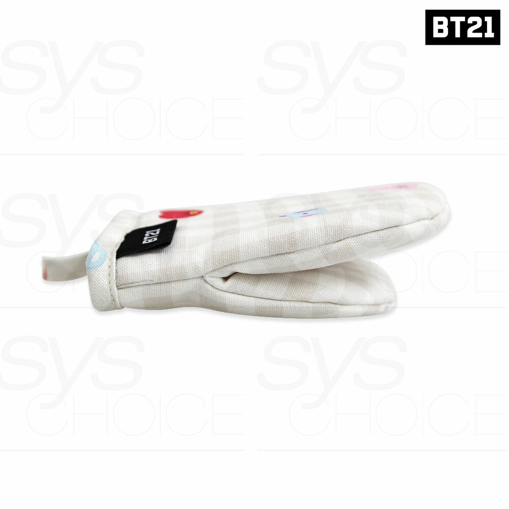 BTS BT21 Official Authentic Goods Baby Check Kitchen Gloves 1p +