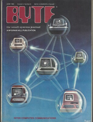 BYTE THE SMALL SYSTEMS JOURNAL MAGAZINE JUNE 1980 VOL. 5 NO. 6 (FN/VF ...