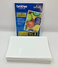 Glossy Photo Paper Lot of 1  Brother 3 pk BP71GP and 72 singles HP Brand