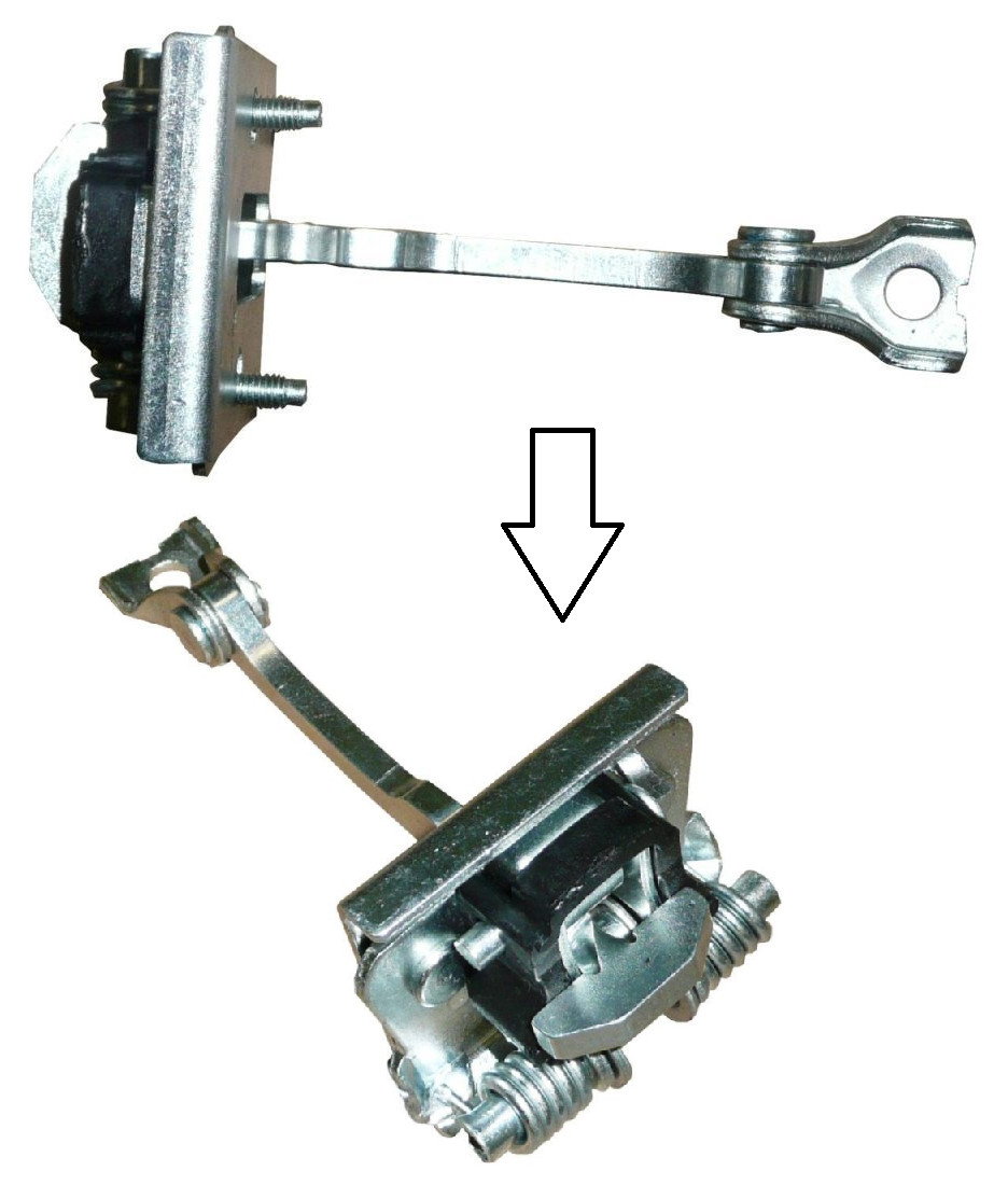Arrêt de porte avant Peugeot 607 tirant limiteur pour modèles 1999 à 2010 côté droit ou gauche