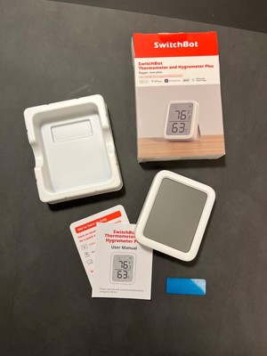 SwitchBot Thermometer & Hygrometer Plus, weiß