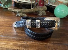 Douglas Magnus James Reid Dgn Sterling Silver Belt Buckle 28-30-1.25/.75     