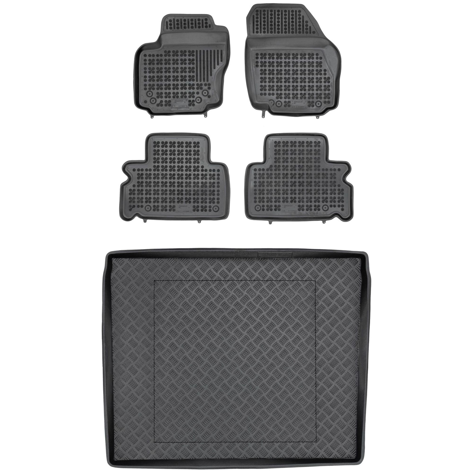 Tapis de sol et de coffre pour Ford S-MAX I 2, idéal pour les sorties en famille