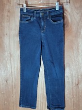 kohls jumping bean jeans boys size 7 straight adjustable waist stretch blue