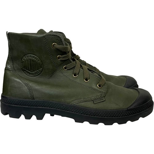 Palladium High-Top Off Grid Hi Zip Waterproof Boot in Olive Night - M 5.5 / W 7 Palladium OFF-GRID HI ZIP WP+ Olive Night, 38 EU: Buy Online  main image 4