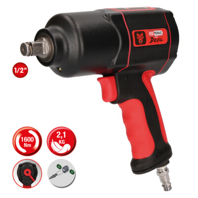 KS TOOLS 1/2'' Pneumatic Impact Wrench Max. Torque 1600Nm 515.1200