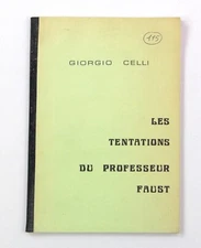 Le Tentazioni del Professor Faust Giorgio Celli French Translation Book 1979
