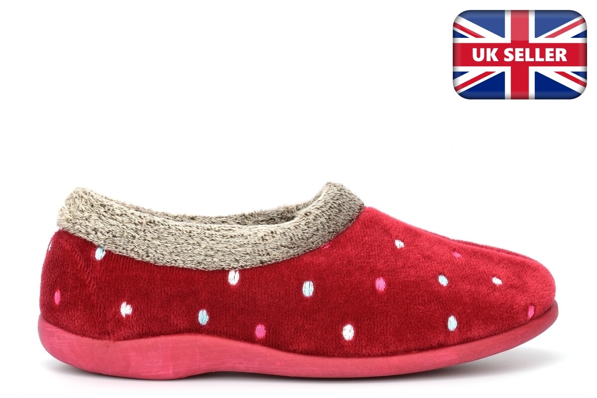 SAOLA Pantofole da donna ciabatte in memory foam collo intero suola in gomma slip on taglia