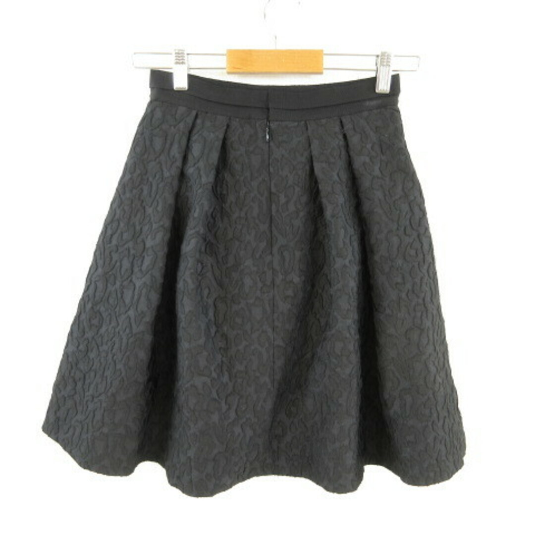 ミニスカート Lanvin Skirt Lanvin on Blue en Bleu Mini Gather Skirt Total Pattern Black