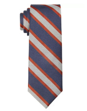 Tommy Hilfiger Men's Silk Blend Striped Neck Tie One Size  5157