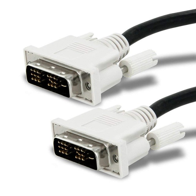Hotron Hotron 6ft 18Pin MM DVI Cable New 089G1748LAA15N E246588 eBay