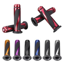 For Honda Suzuki Kawasaki Yamaha JQ Motorcycle Hand Grips Rubber 7/8" Handle Bar