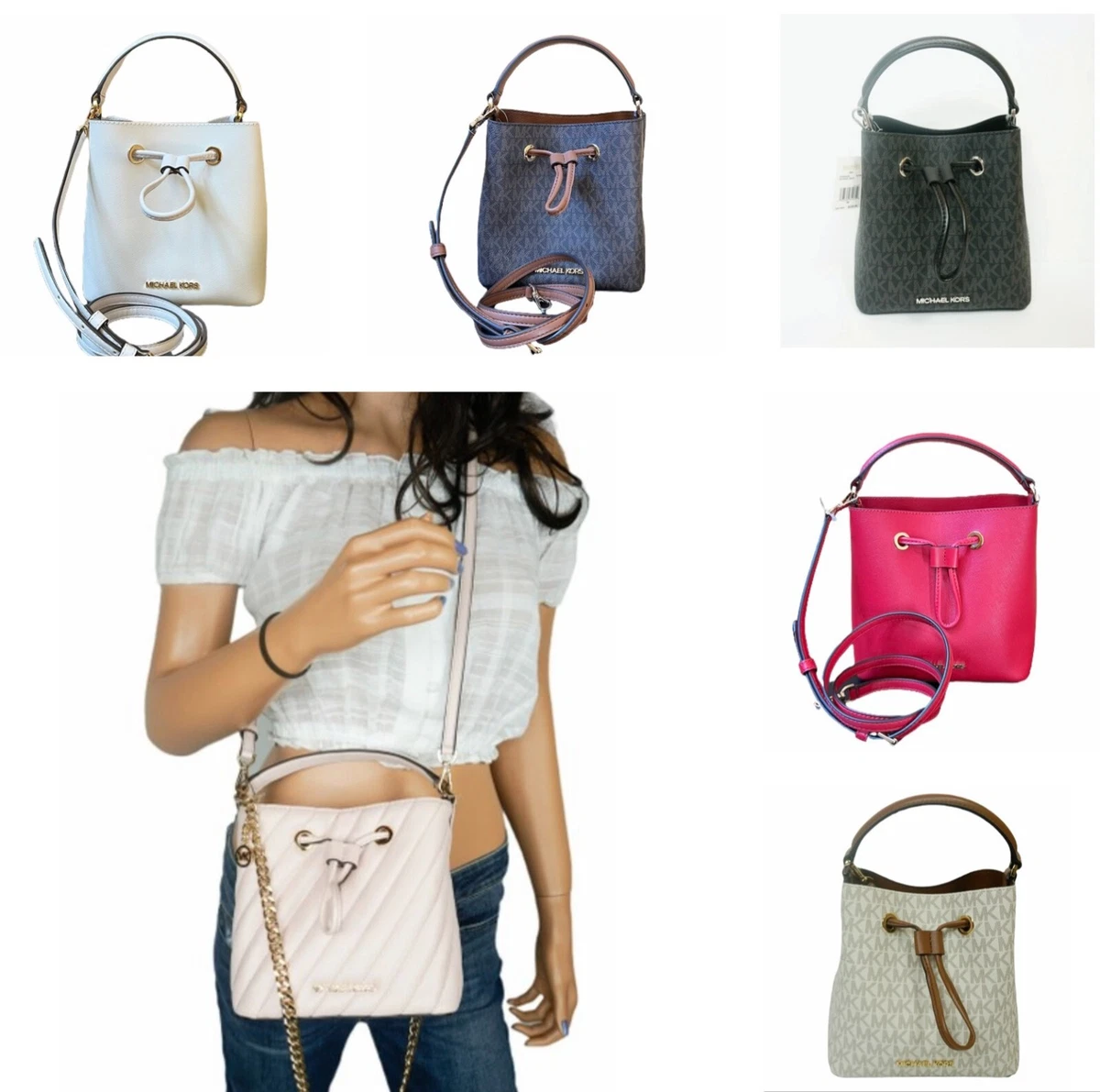 Michael kors 2024 mini bucket