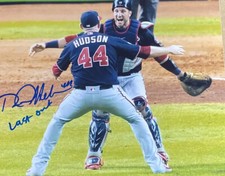 Daniel Hudson Signed 8X10 World Series Photo W/Last Out Inscription W/COA #2