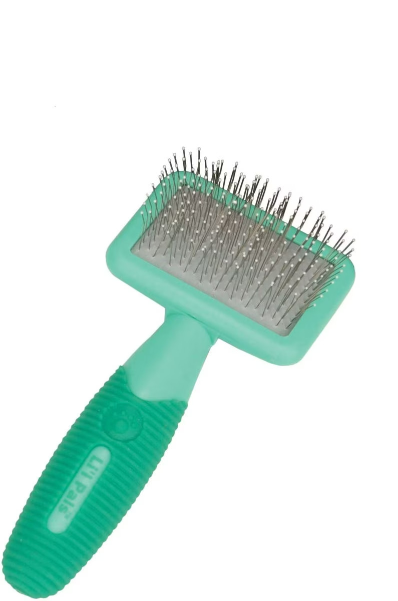 Coastal Li'l Pals Dog Slicker Brush With Coated Tips Pet Grooming Comb Toy Puppy