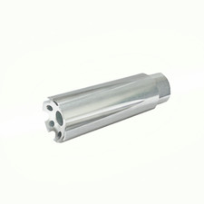 Ruger 1022 10/22 Silver 1/2x28 Thread Low Concussion Muzzle Brake Aluminium