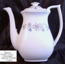 Spode Maytime May Time Coffee Pot with Lid Excellent