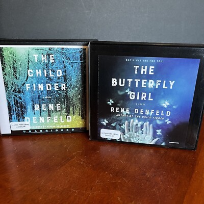 Lot: Rene Denfeld Audio Book CD Set Naomi Cottle 1 2 Child Finder Butterfly Girl