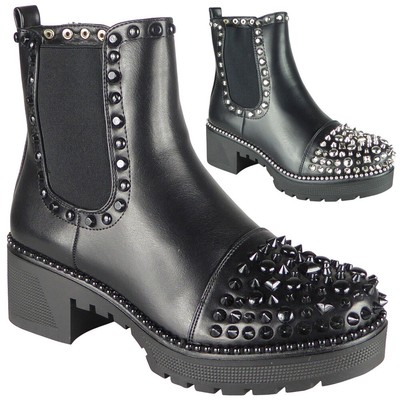 studded boots womens