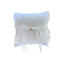 Comfortable Cushion Bows Rings Bearer Pillow for Rings Exchange Supply