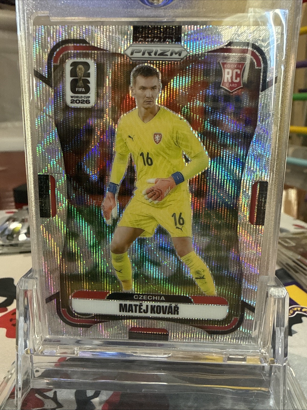 2026 Panini Prizm FIFA World Cup #479 Matej Kovar RC Rookie Wave Prizms Czechia