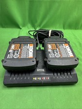 2 Worx Power Share 20V Lithium-ion Battery And Charger - WA3575.2 E4