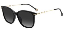 Carolina Herrera Women's Black Soft Square Sunglasses - HER0100GS-0807-9O