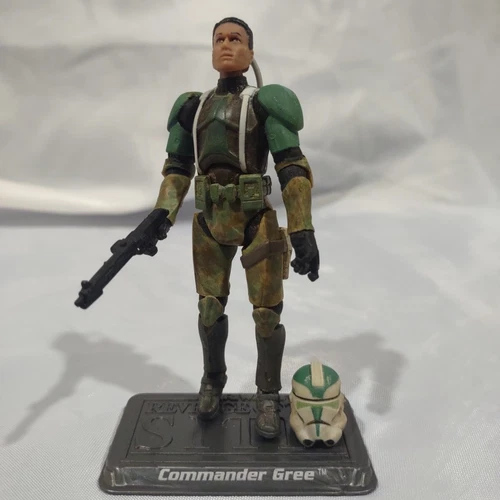 Star Wars Commander Gree 03 3.75” Green Clone Figure 30th Anniversary ROTS 2007 - Picture 1 of 5